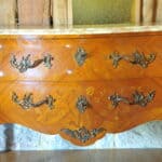 stunning vintage french louis xv style marble top chest of drawers