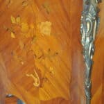 stunning vintage french louis xv style marble top chest of drawers