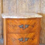 stunning vintage french louis xv style marble top tall chest