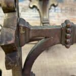 superb set of four antique french bronze hat and coat hooks