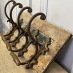 superb set of four antique french bronze hat and coat hooks