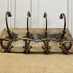 superb set of four antique french bronze hat and coat hooks