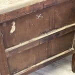 a lovely pair of vintage french louis xv style marble top bedside cabinets