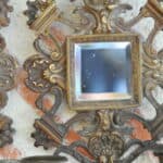 antique pair of highly decorative french bronze wall sconces