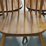 a set of six vintage ercol windsor hoop back model 370 chairs