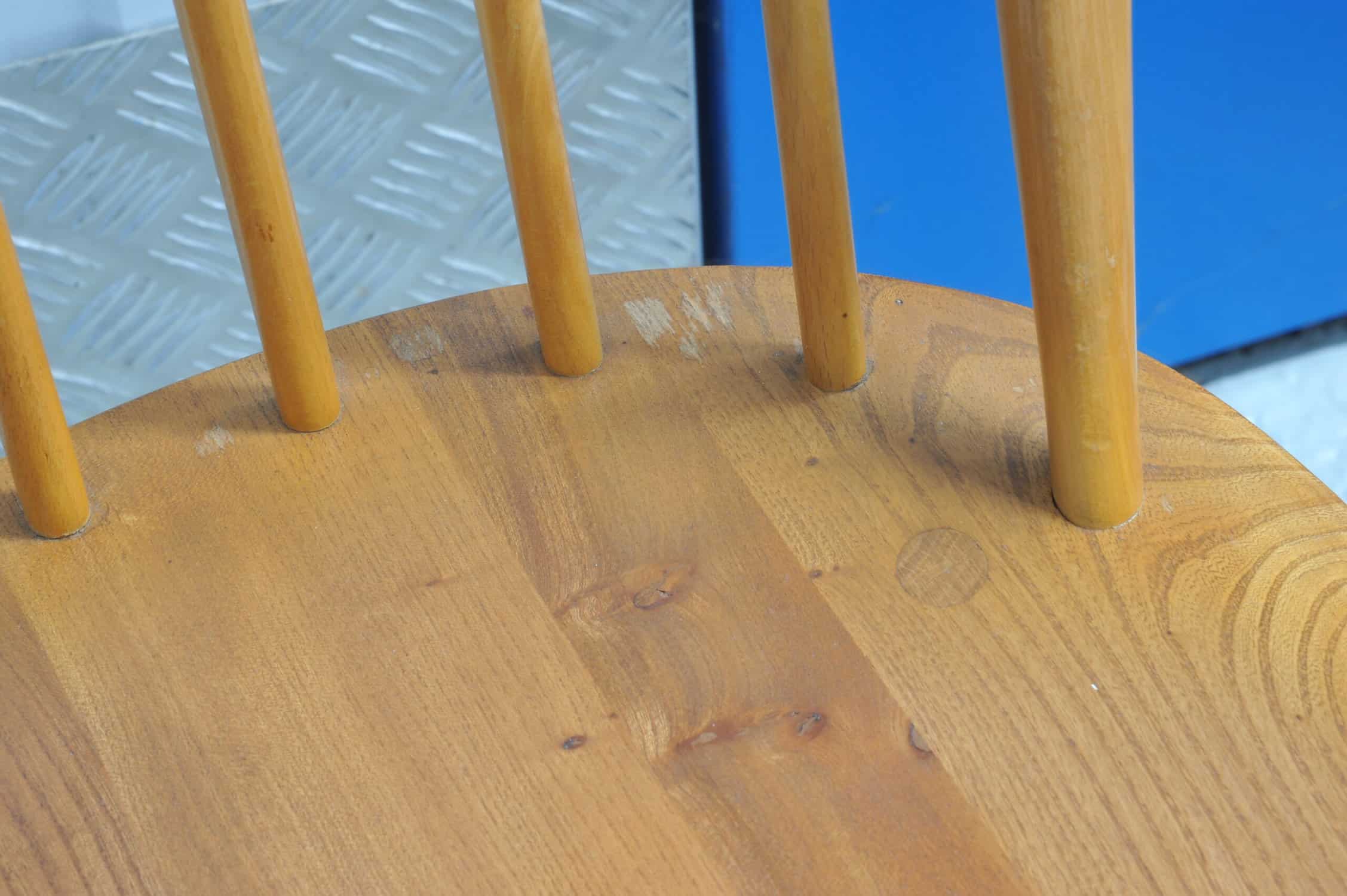 a set of six vintage ercol windsor hoop back model 370 chairs