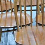 a set of six vintage ercol windsor hoop back model 370 chairs