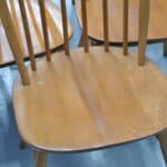 a set of six vintage ercol windsor hoop back model 370 chairs