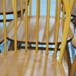 a set of six vintage ercol windsor hoop back chairs including two carvers