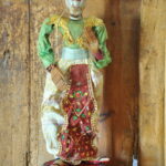 an antique middle eastern puppet