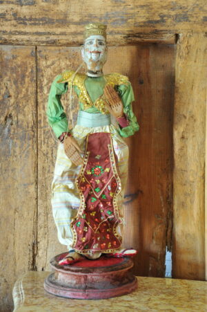 an antique middle eastern puppet
