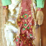 an antique middle eastern puppet