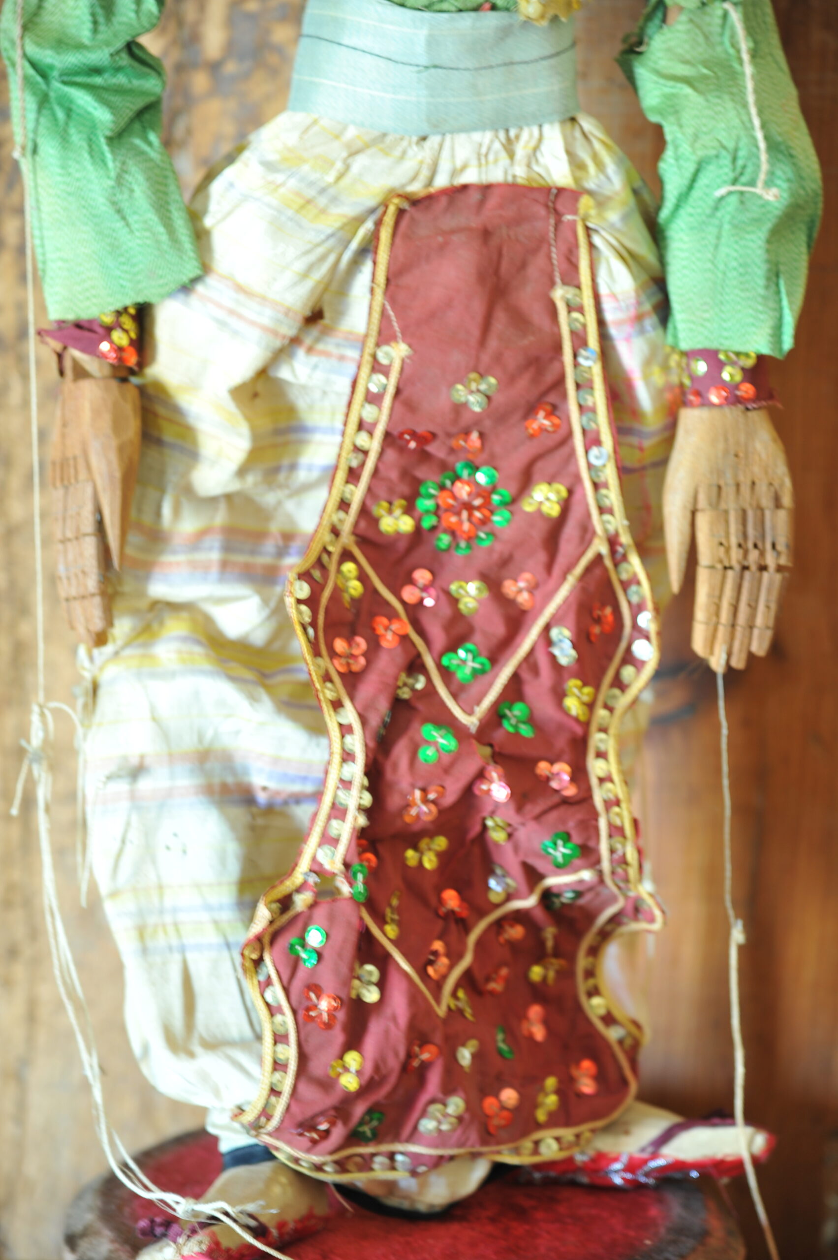an antique middle eastern puppet
