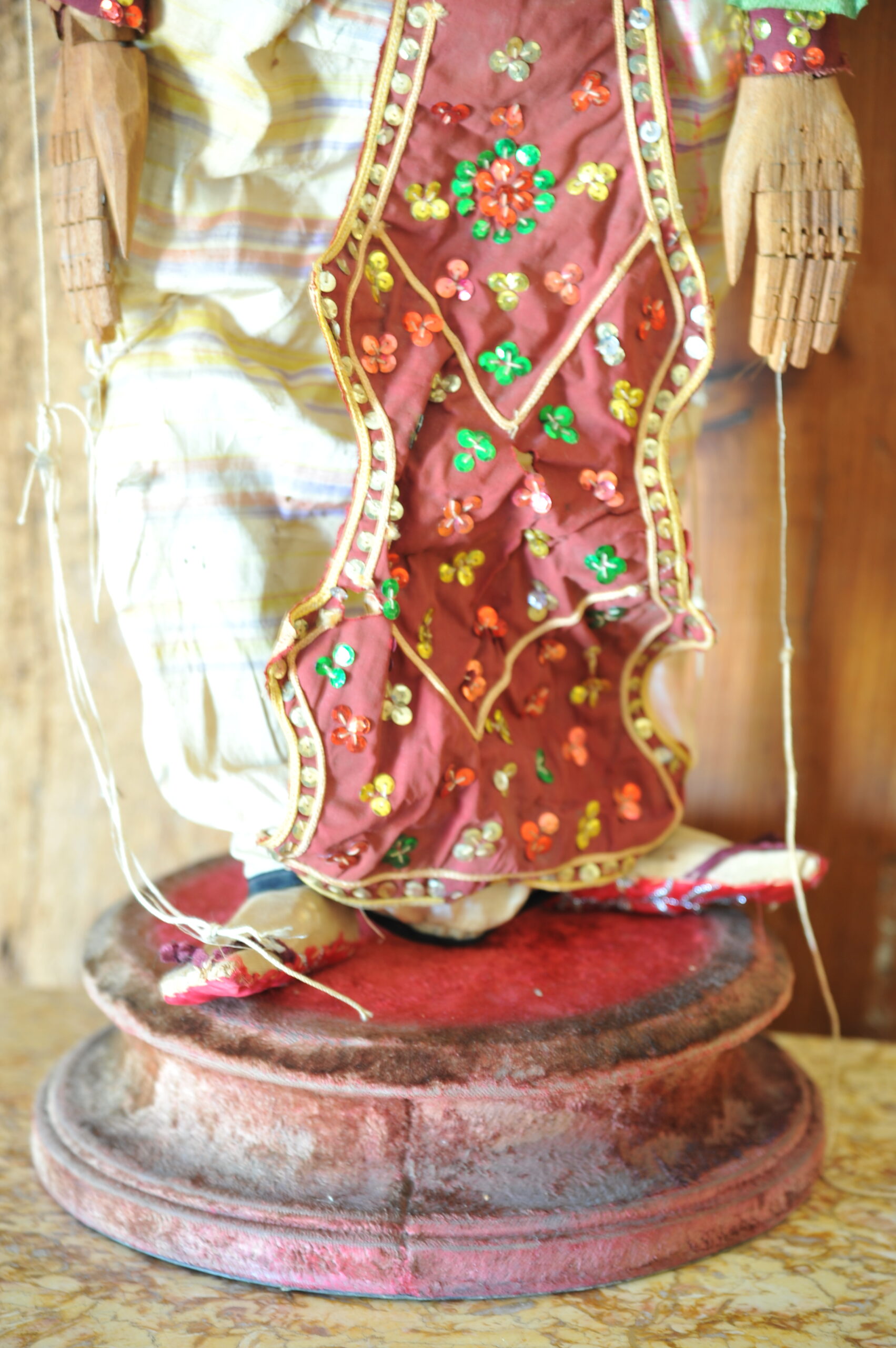 an antique middle eastern puppet