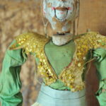 an antique middle eastern puppet
