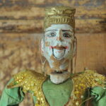 an antique middle eastern puppet