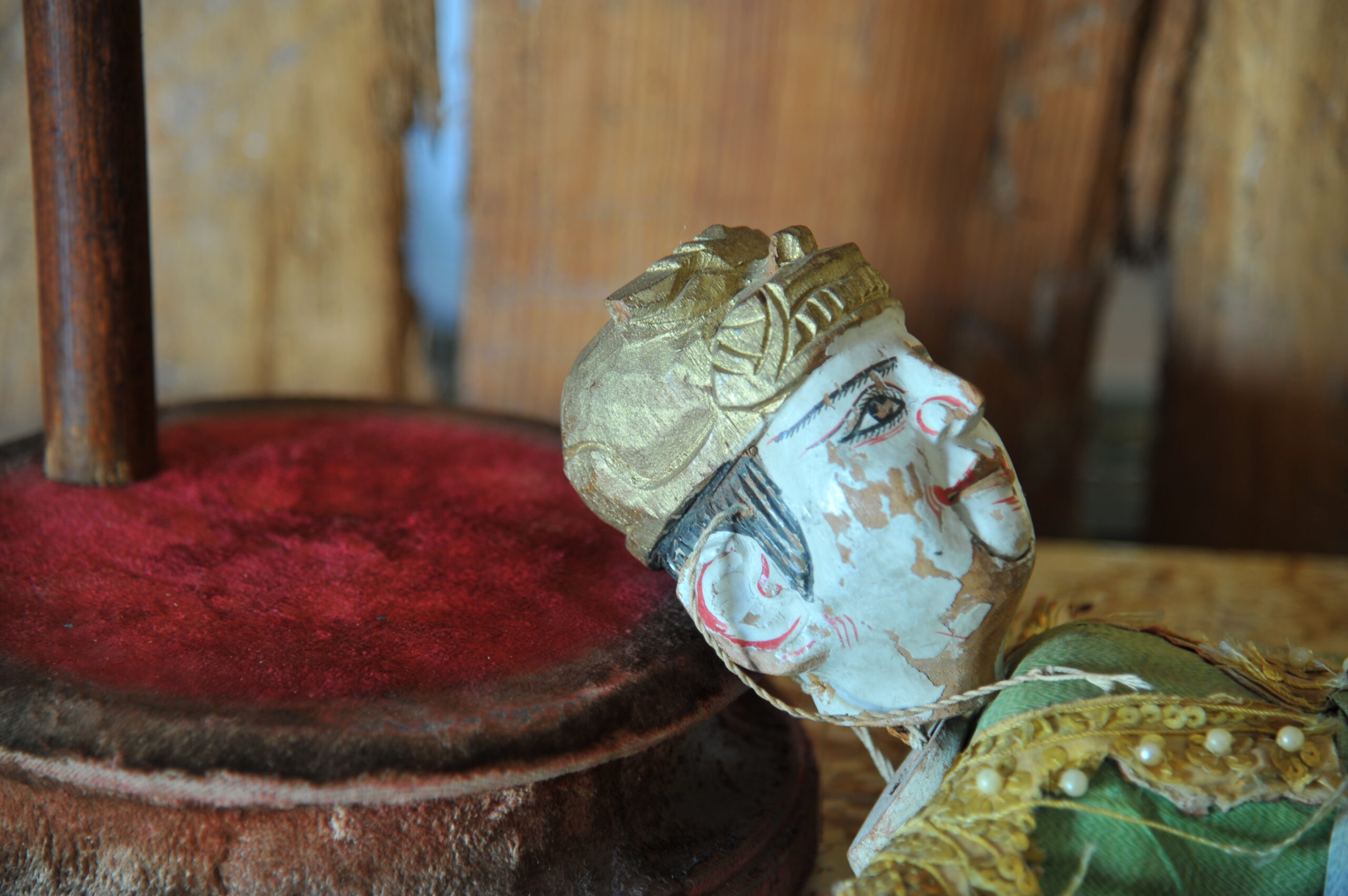an antique middle eastern puppet