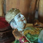 an antique middle eastern puppet