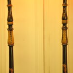 pair of antique chinoiserie standard lamps