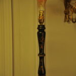 pair of antique chinoiserie standard lamps