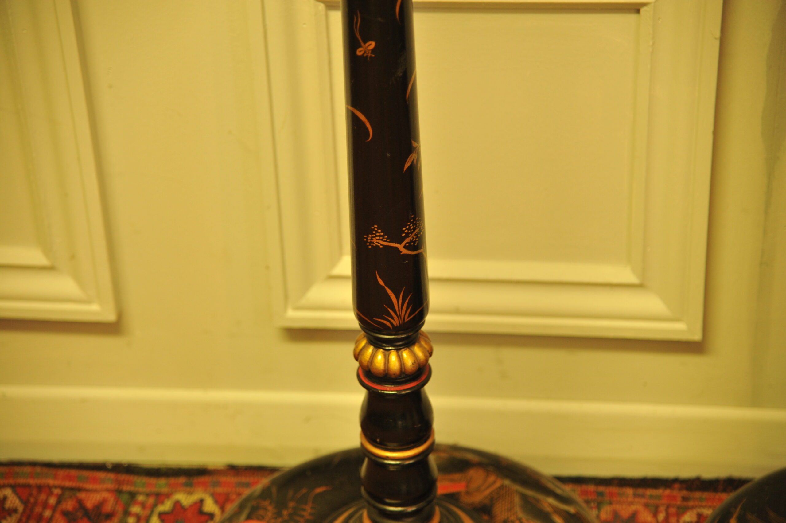 pair of antique chinoiserie standard lamps