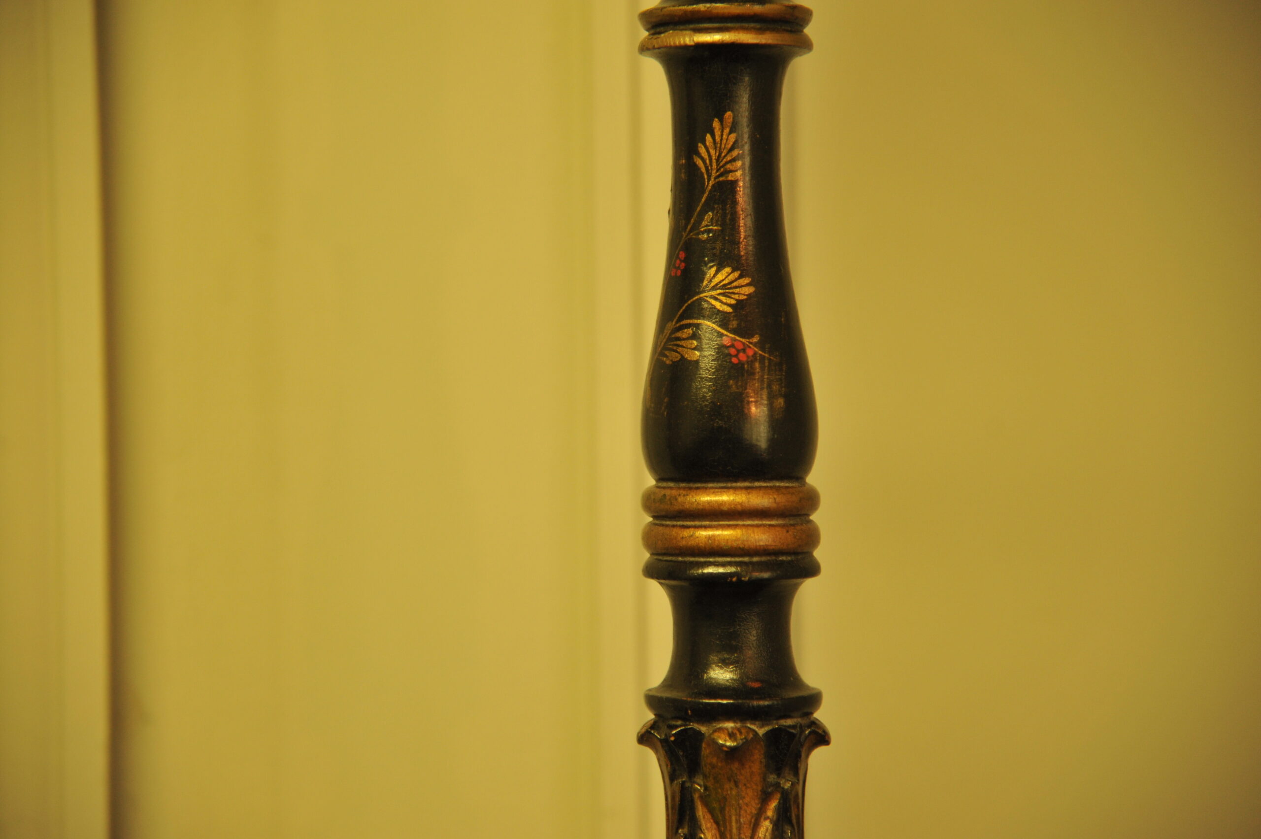 pair of antique chinoiserie standard lamps