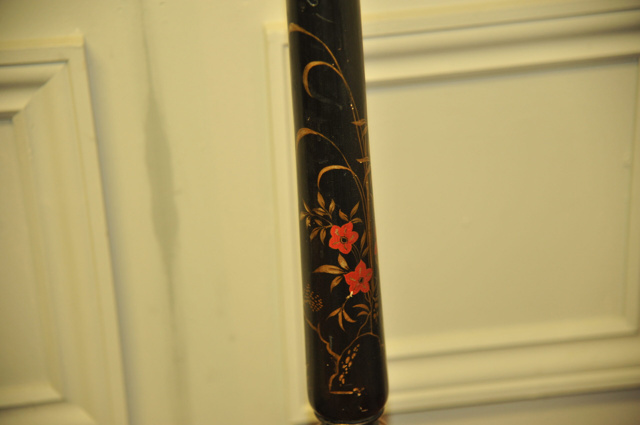pair of antique chinoiserie standard lamps