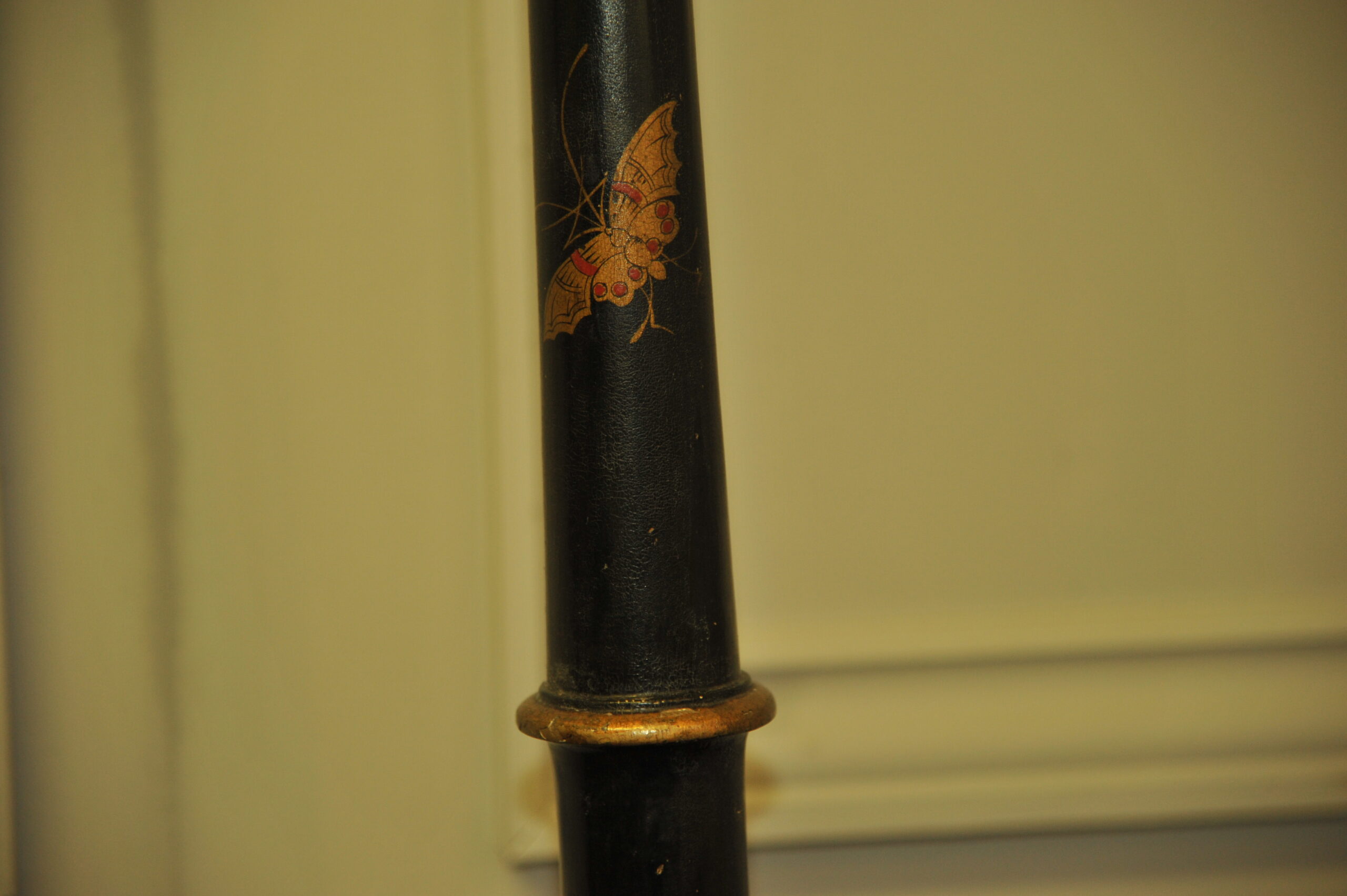 pair of antique chinoiserie standard lamps