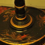 pair of antique chinoiserie standard lamps