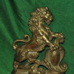 an antique french louis xv style fireplace fender