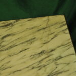 a french vintage mid c brass and marble top table