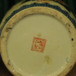 a pair of vintage chinese foo dog vases