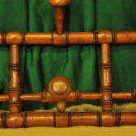 a vintage french faux bamboo coat rack