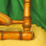 a vintage french faux bamboo coat rack