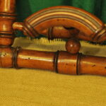 a vintage french faux bamboo coat rack