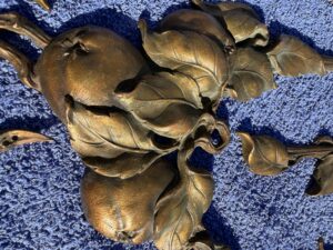 stunning and rare set of 19c gilt bronze appliques by poix blin
