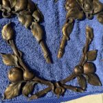 stunning and rare set of 19 gilt bronze appliques by poix blin
