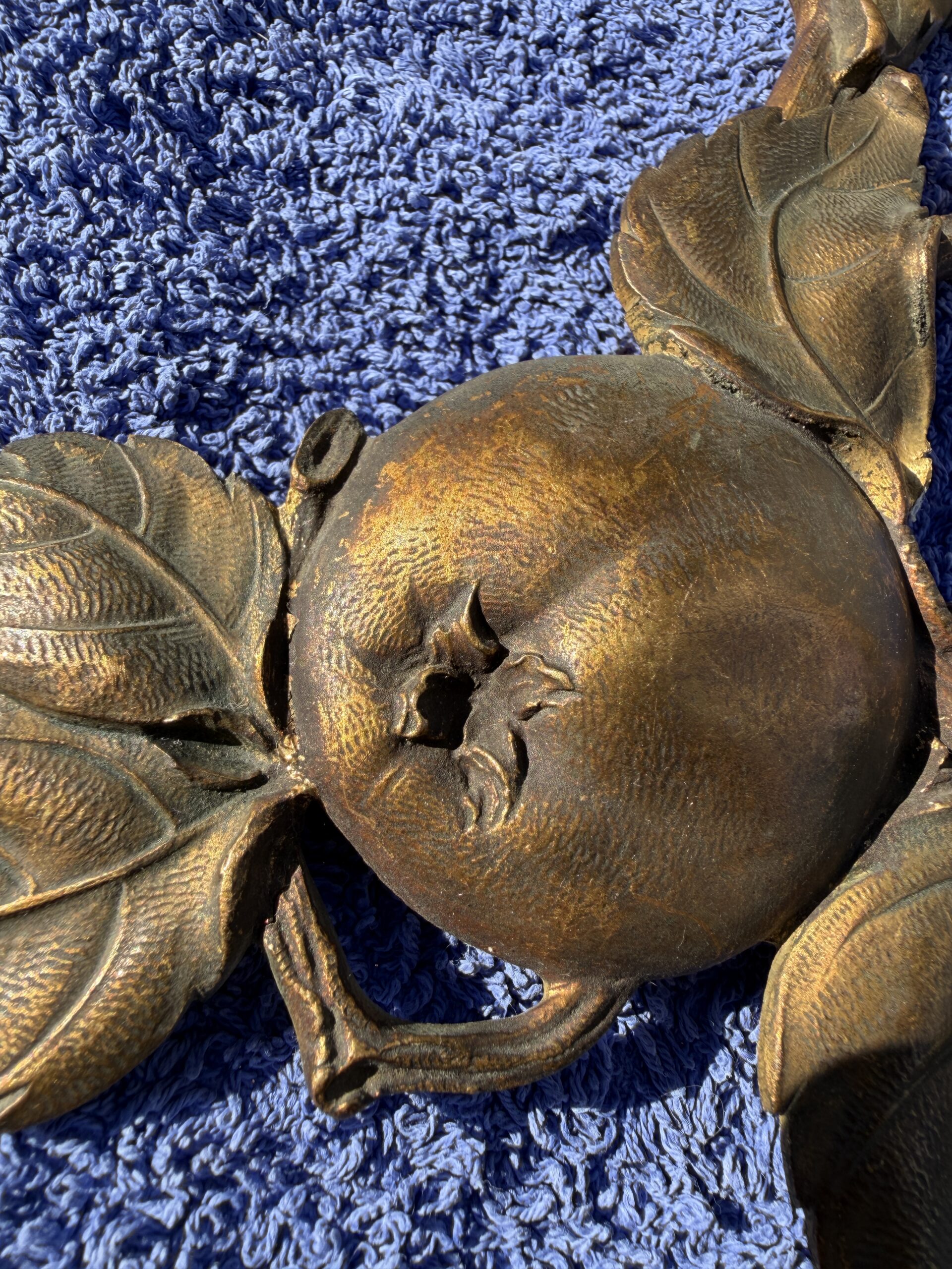 stunning and rare set of 19 gilt bronze appliques by poix blin